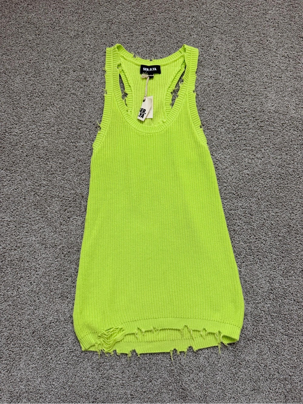 Ser.o.ya Neon Green Dress